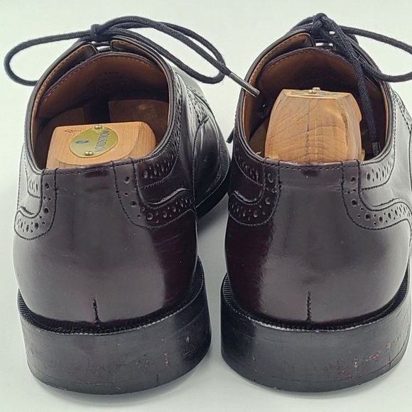 Johnston & Murphy Mens Leather Heritage Brown Derby Shoes Size 8.5 M Cap Toe main image 6